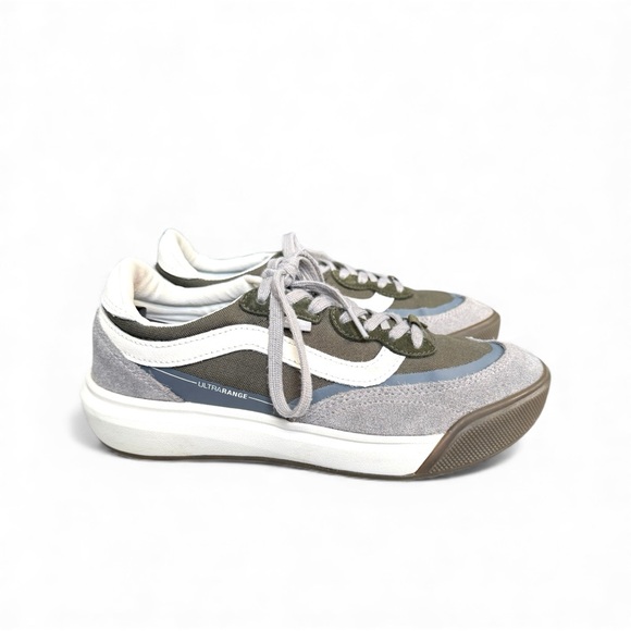 Vans Shoes - Vans Ultrarange Sneakers - Gray, Olive, White